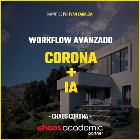 Workflow Avanzado de Chaos Corona + IA (Inteligencia Artificial) para 3D - Suscripción mensual